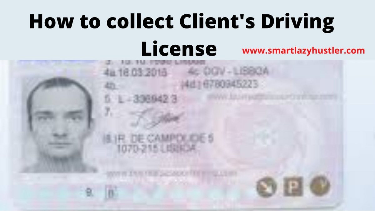 format to collect driving license