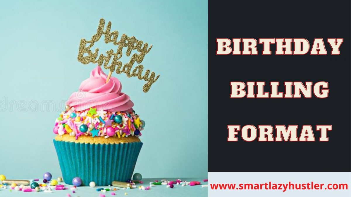 birthday billing format