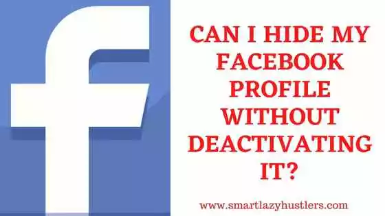 hide a Facebook account